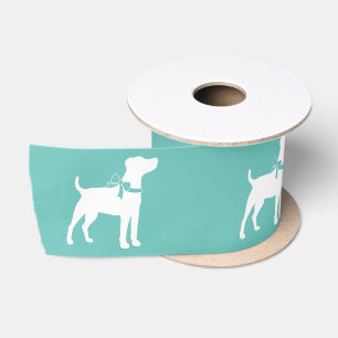 Ruban En Satin Jack Russell Chien Terrier Puppy