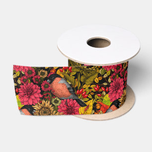 Ruban En Satin Jardin d'automne 2
