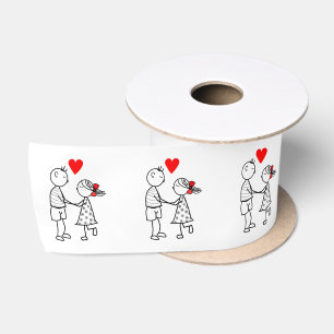 RUBAN EN SATIN JE T'AIME