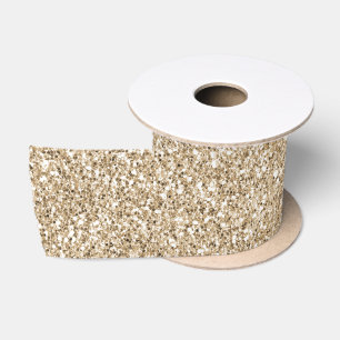 Ruban En Satin Jolie Parties scintillant Glam Gold
