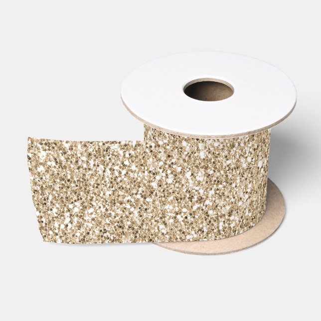 Ruban En Satin Jolie Parties scintillant Glam Gold (Bobine)