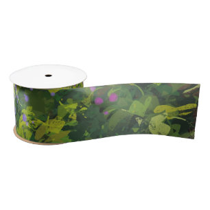 Ruban En Satin Jolie peinture artistique graphique de buisson flo