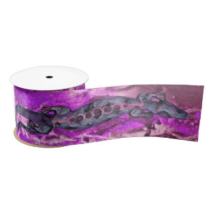 Ruban En Satin Jolie violette de conception de LÉZARD de BALI +