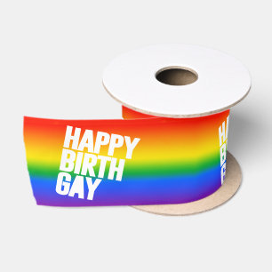 Ruban En Satin Joyeux Birthgay