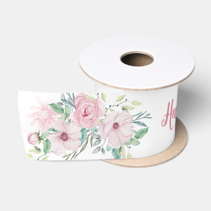 Ruban En Satin Joyeux Jour des mères Scénario Pony rose Spral Flo