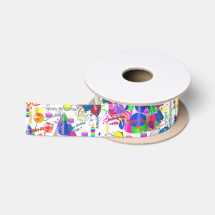 Ruban En Satin Juillet 3 Anniversaire Ruban