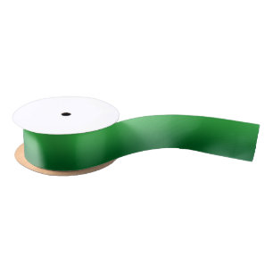 Ruban En Satin Kelly à Forest Green Gradient
