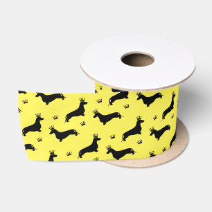 Ruban En Satin King Short Hair Dachshund - motif 1