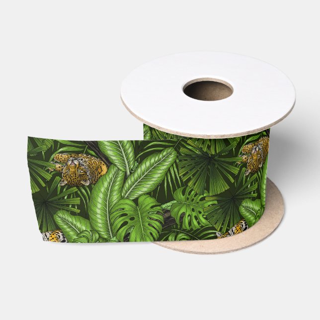 Ruban En Satin Kittés de la jungle (Bobine)