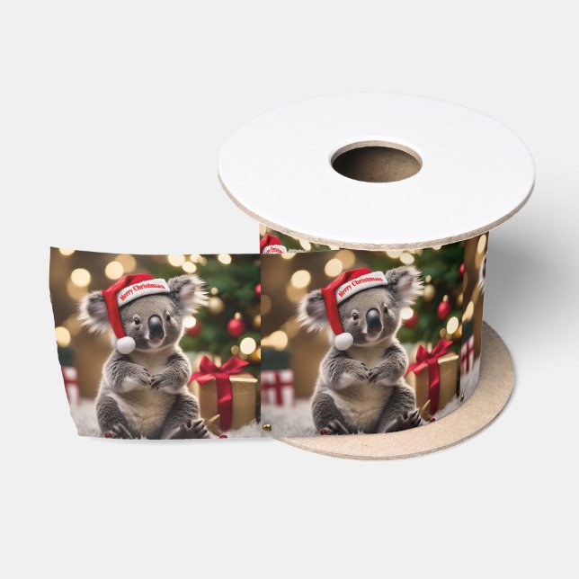 Ruban En Satin "Koala Kris Kringle : Noël en dessous" (Bobine)