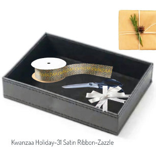 Ruban En Satin Kwanzaa Holiday 31