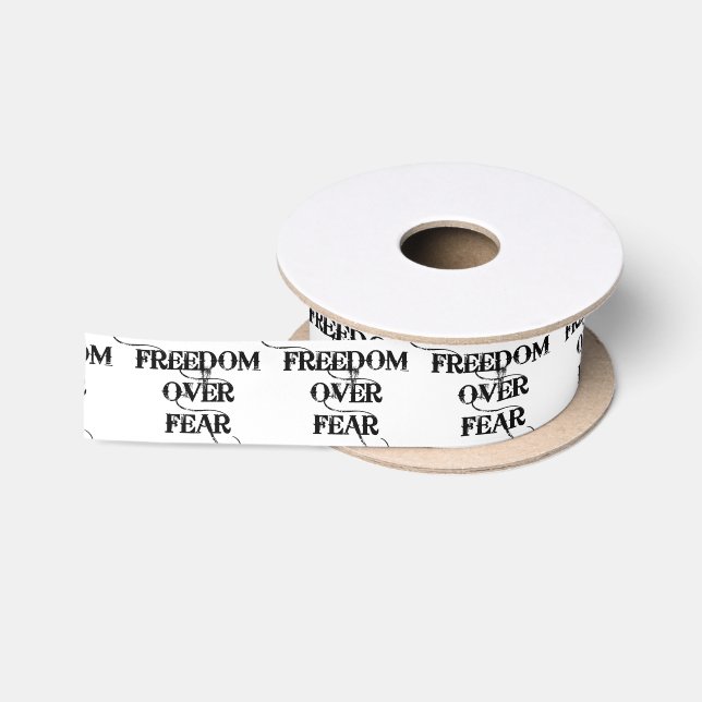 Ruban En Satin La liberté face à la peur (Bobine)