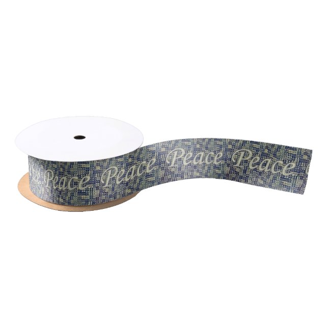 Ruban En Satin La paix abonde (Bobine)
