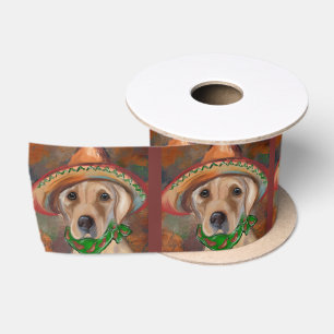 RUBAN EN SATIN LABRADOR RETRIEVER