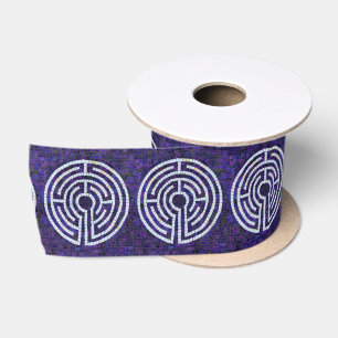 Ruban En Satin LABYRINTH VIII 3" Large Satin Ribbon