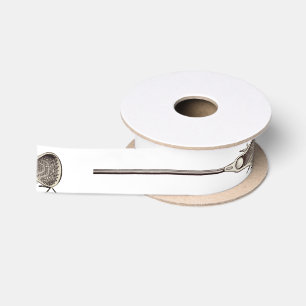 Ruban En Satin Lacrosse Sports Satin Ribbon