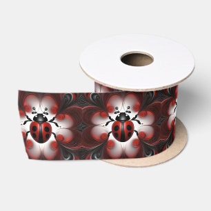 Ruban En Satin Ladybird Fractal Art Design,