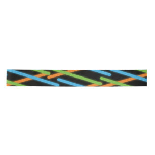 Ruban En Satin Laser de néon bleu orange vert