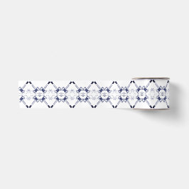 Ruban En Satin L'avocat de Navy White Gavel Satin Ribbon