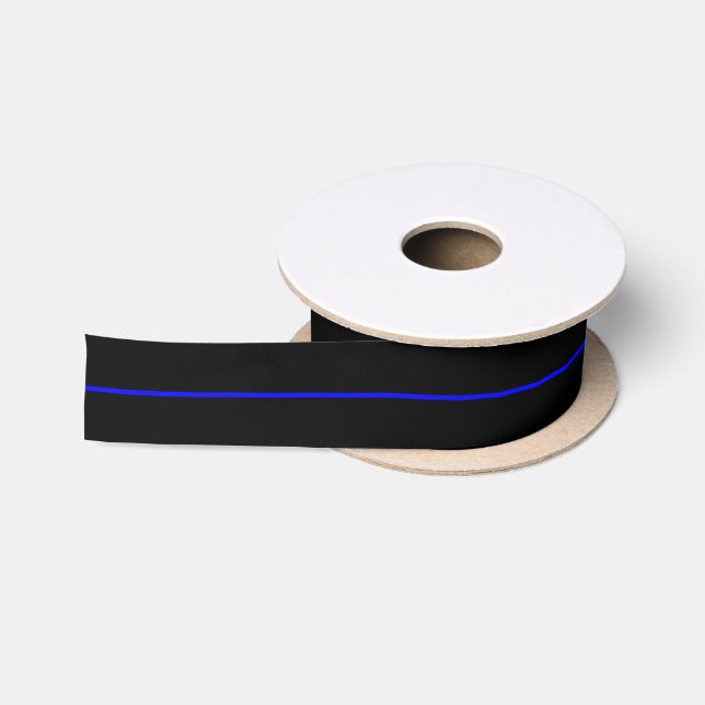 Ruban En Satin Le concept mince symbolique de Blue Line (Bobine)