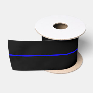 Ruban En Satin Le concept mince symbolique de Blue Line