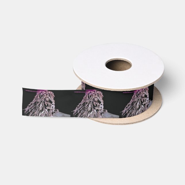 Ruban En Satin Le lion (Bobine)