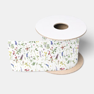 Ruban En Satin Le Meadow Fleur sauvage scandinave