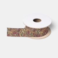 Léopard et copie de motif de Paisley