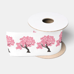 Ruban En Satin Les cerisiers de Sakura s'épanouissent à Thunder