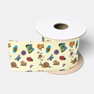 Ruban En Satin Les escargots des papillons insectent Thunder_Cove