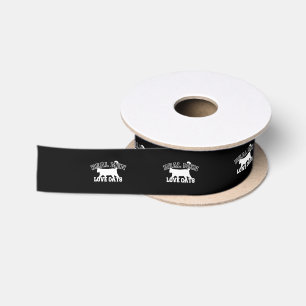 Ruban En Satin Les vrais hommes aiment les chats