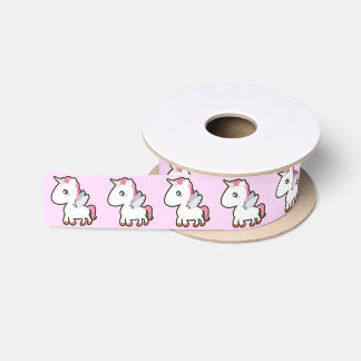 Ruban En Satin Licorne de Kawaii