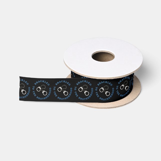 Ruban En Satin Ligne Bleue Mince accrochée aux Frères musulmans (Bobine)