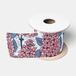 Ruban En Satin Lilac en rose et bleu