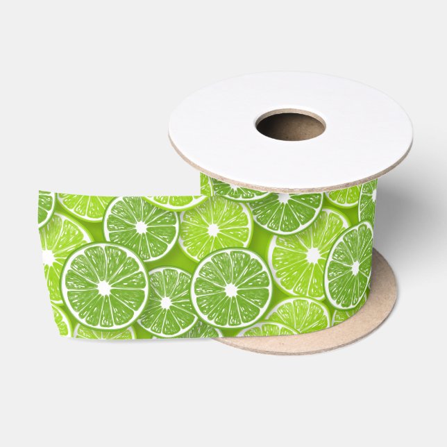 Ruban En Satin Lime pop (Bobine)