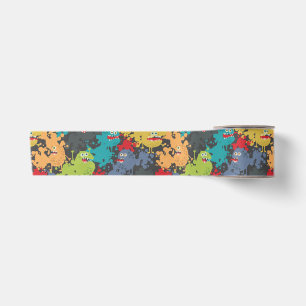 Ruban En Satin Little cute funny monsters