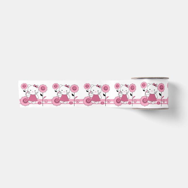 Ruban En Satin Little Kitty (Devant)