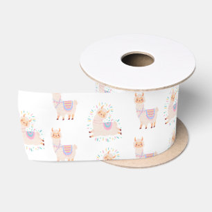 Ruban En Satin Llama, Alpaca Filles Anniversaire
