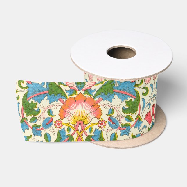 Ruban En Satin Lodden Rose (par William Morris) (Bobine)