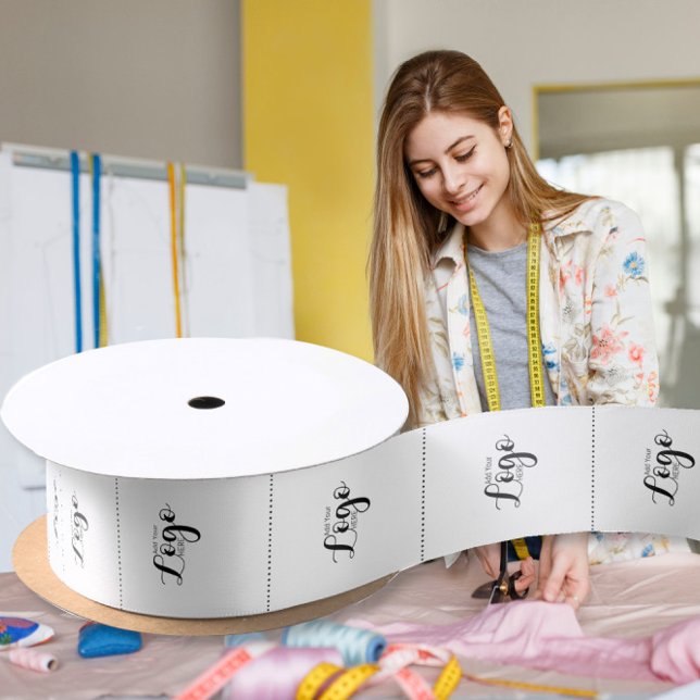 Ruban En Satin logo de l'entreprise Vêtements logos de service de (Créateur téléchargé)