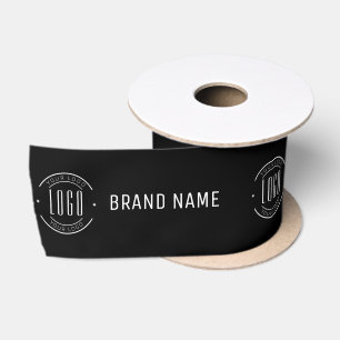 Ruban En Satin logo de société personnalisé moderne
