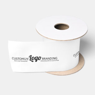 Ruban En Satin Logo d'entreprise personnalisé Packaging d'entrepr