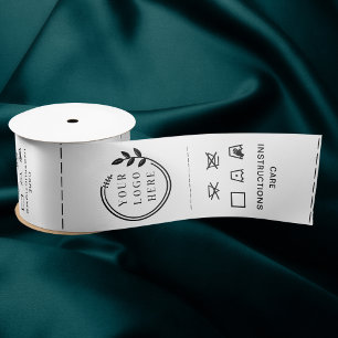 Ruban En Satin Logo Professionnel Personnalisé Garderie Vêtements
