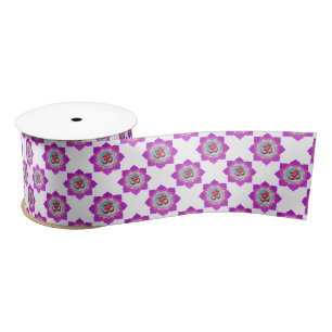 Ruban En Satin Lotus rose