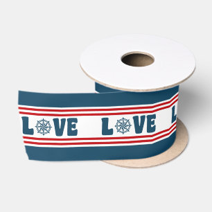 Ruban En Satin Love nautique design