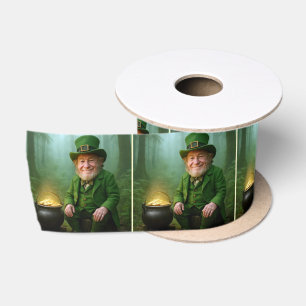 Ruban En Satin Lutin Irlandais avec un Pot d'Or