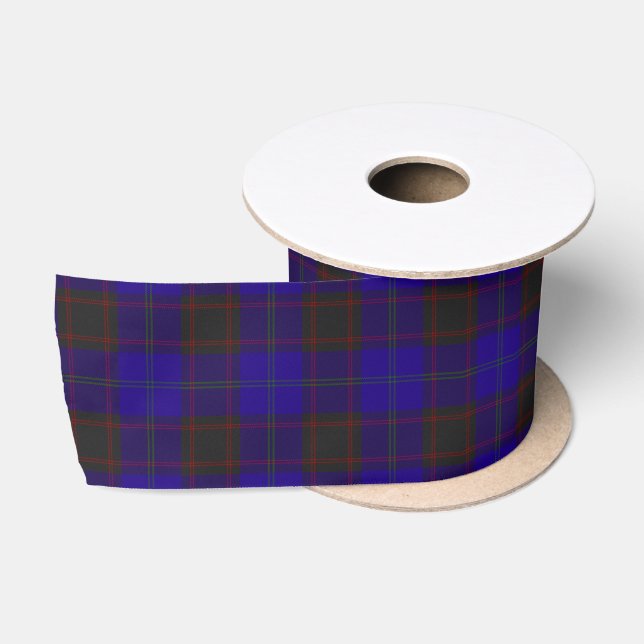 Ruban En Satin Maison (Hume) Clan Scottish Tartan Plaid (Bobine)