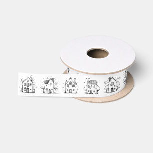 Ruban En Satin Maisons d'art de Cute Line