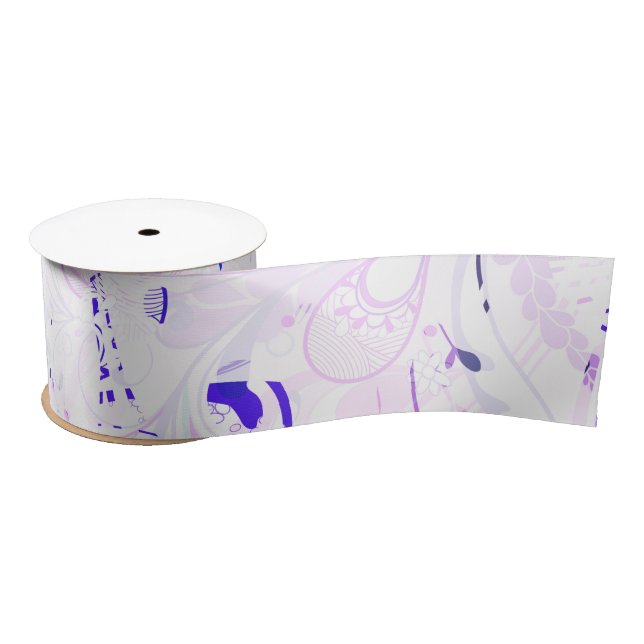 Ruban En Satin Mandala Abstrait 2 (Bobine)