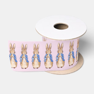 Ruban En Satin Manteau bleu classique de lapin